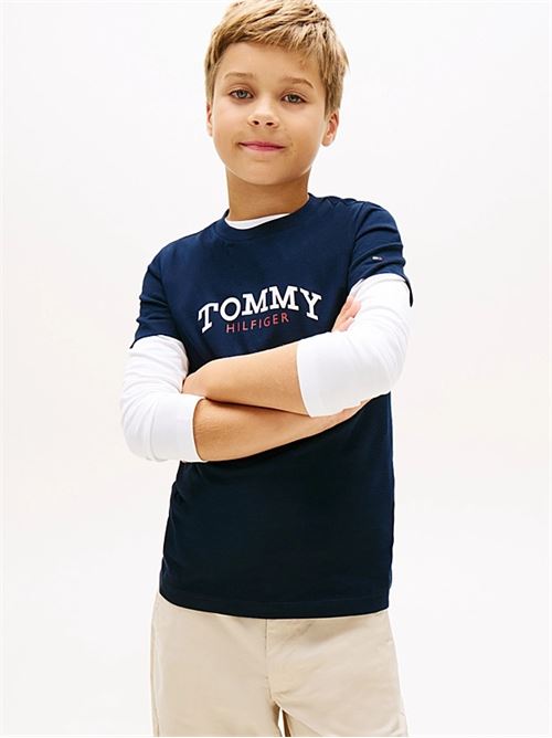 monogram graphic t-shirt TOMMY HILFIGER | KB0KB10263TC1G